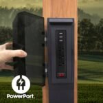 Backyard Discovery Beaumont 20 x 12 pergola PowerPort electrical outlet and USB feature