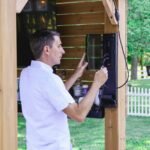Backyard Discovery Cedar Springs patio bar PowerPort outlets and USB ports