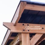Cedar Springs Wood Patio Bar & Serving Station product detail view 12
