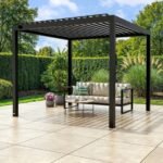 Backyard Discovery Sarasota 10 x 10 freestanding louvered pergola