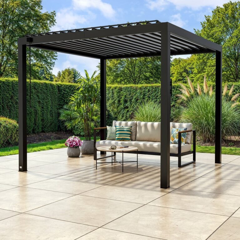 Backyard Discovery Sarasota 10 x 10 freestanding louvered pergola