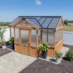 Backyard Discovery Savannah 14.5 x 12 cedar backyard greenhouse
