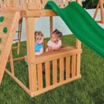 Backyard Discovery Adventurer playset lower fort play area
