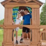 Backyard Discovery Caribbean playset clubhouse curtain