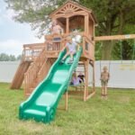 Backyard Discovery Caribbean playset 10-foot speedy wave slide