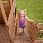 Backyard Discovery Caribbean playset wooden staircase