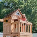 Backyard Discovery Explorer playset front porch detail