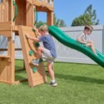 Backyard Discovery Explorer playset rock wall