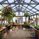 Backyard Discovery Larkspur greenhouse commercial-grade construction materials