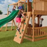 Backyard Discovery Voyager playset 12-hold rock climbing wall
