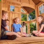 Backyard Discovery Voyager playset upper clubhouse interior