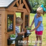 Backyard Discovery Sweetwater playhouse flower pot holders