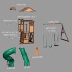 Backyard Discovery Tacoma Falls playset exploded assembly view