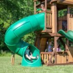 Backyard Discovery Tacoma Falls playset spiral tube slide