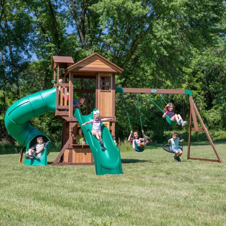 Backyard Discovery Tacoma Falls wooden backyard playset and swing set