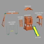 Backyard Discovery Tanglewood playset exploded assembly view