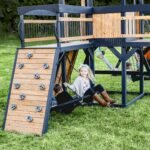 Backyard Discovery Timber Crossing playset 40-inch web disc swing