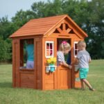 Backyard Discovery Timberlake wooden kids backyard playhouse