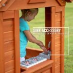 Backyard Discovery Timberlake playhouse toy sink and kitchen area