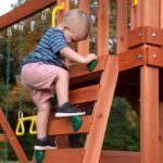 Backyard Discovery Tucson playset 6-hold rock-wall ladder