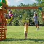 Backyard Discovery Tucson playset belt swings and trapeze