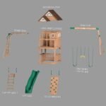 Backyard Discovery Voyager playset exploded assembly view