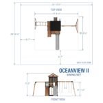 Oceanview II Backyard Playset & Swing Set product detail view 2