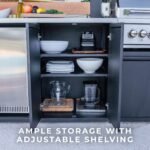 Fusion Flame Modular Patio Kitchen & Cooking Station product detail view 14