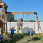Dover Bay Wooden Backyard Playset & Swing Set with Tube Slide product detail view 7
