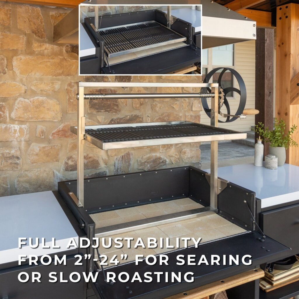 Timber Rock Argentine-Style Outdoor Grill Station product detail view 2