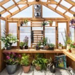 Savannah 14.5 ft. x 12 ft. Wood Backyard Greenhouse Kit product detail view 10