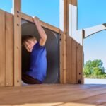 Dover Bay Wooden Backyard Playset & Swing Set with Tube Slide product detail view 8
