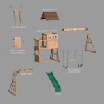 Edgewood Backyard Playset & Swing Set product detail view 13