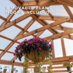 Savannah 14.5 ft. x 12 ft. Wood Backyard Greenhouse Kit product detail view 14