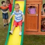 Backyard Discovery Oakmont playset 8-foot wave slide