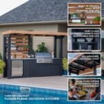Fusion Flame Modular Patio Kitchen & Cooking Station product detail view 5