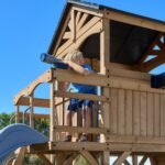 Dover Bay Wooden Backyard Playset & Swing Set with Tube Slide product detail view 9