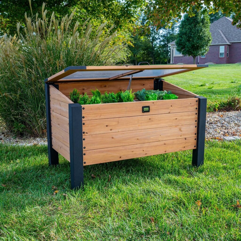Backyard Discovery Aggie wooden garden cold frame