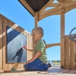 Dover Bay Wooden Backyard Playset & Swing Set with Tube Slide product detail view 4