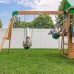 Fall River Wooden Backyard Playset & Swing Set product detail view 5