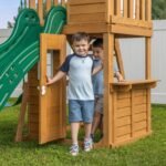 Fall River Wooden Backyard Playset & Swing Set product detail view 3