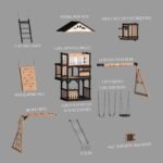 Rosewood Falls Wooden Backyard Playset & Swing Set product detail view 12