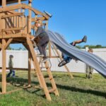 Dover Bay Wooden Backyard Playset & Swing Set with Tube Slide product detail view 12