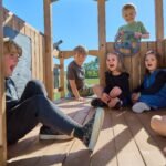 Dover Bay Wooden Backyard Playset & Swing Set with Tube Slide product detail view 11