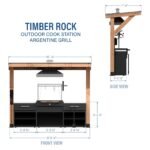 Timber Rock Argentine-Style Outdoor Grill Station product detail view 15